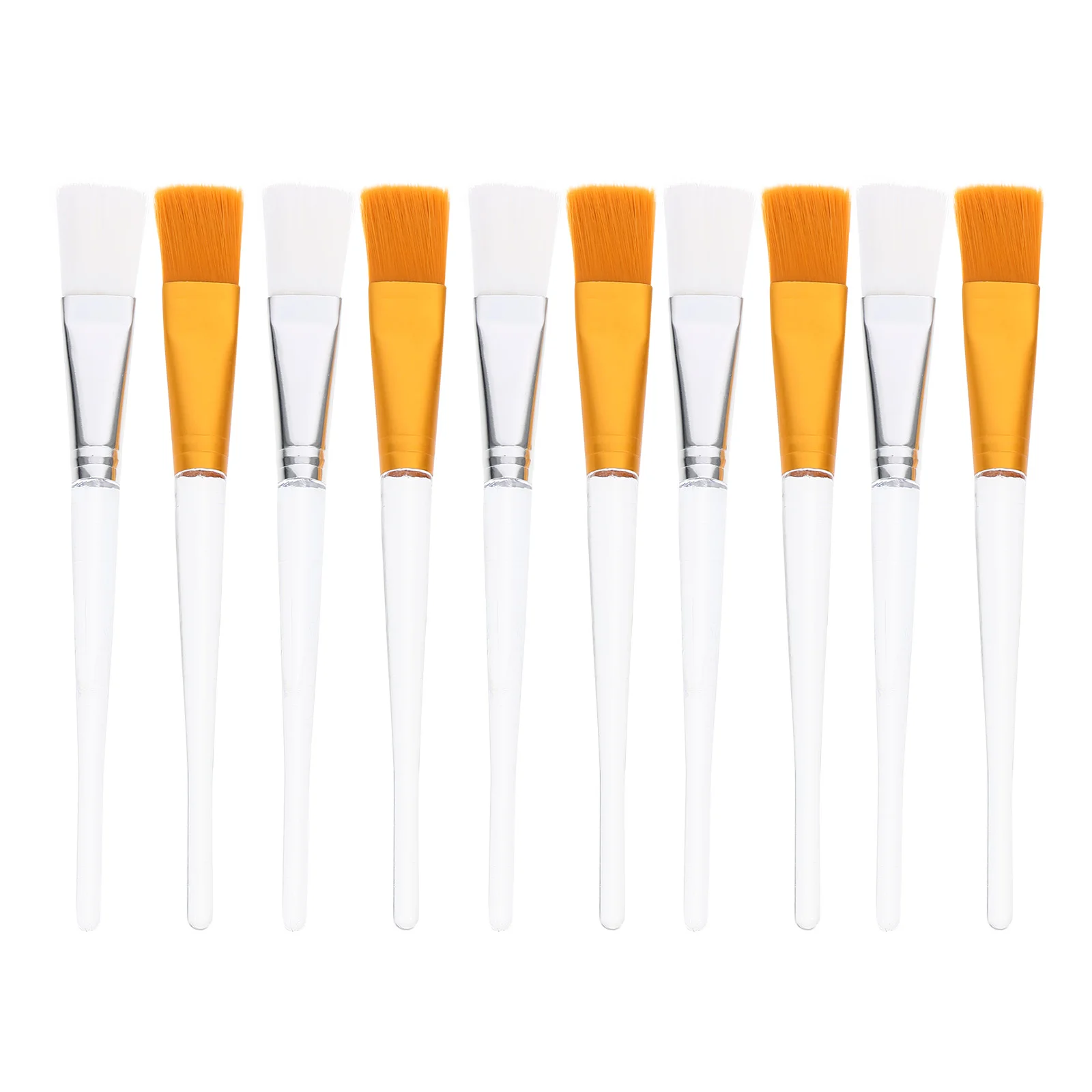 

10 Pcs Facial Mask Brush Makeup Brushes Refined Nylon Cleansing Applicator Cream Tools Beauty Brush Skincare Face
