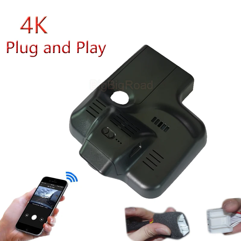 

4K Plug And Play For Buick Encore Plus 2023 2024 Car Video Recorder Wifi DVR Dash Cam Camera FHD 2160P Night Vision