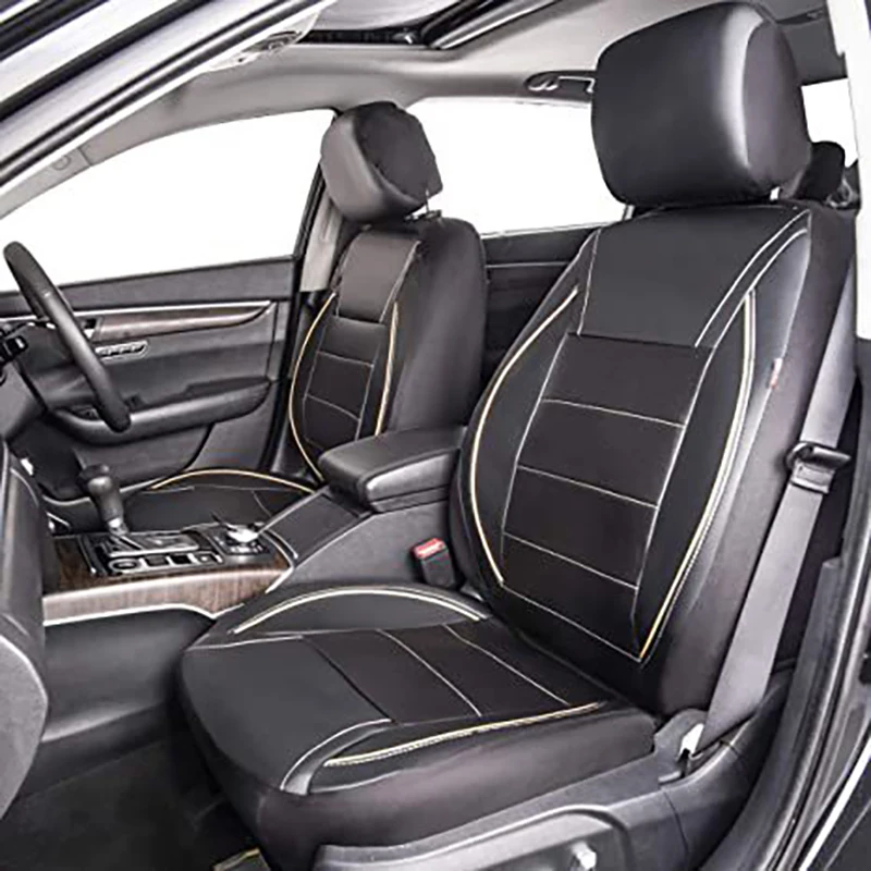 PU-Leder-Autositzbezüge für 5-Sitzer, Auto-Inteior-Zubehör, Sitzschutz, Kissen für Auto, SUV, universell – Detail 18