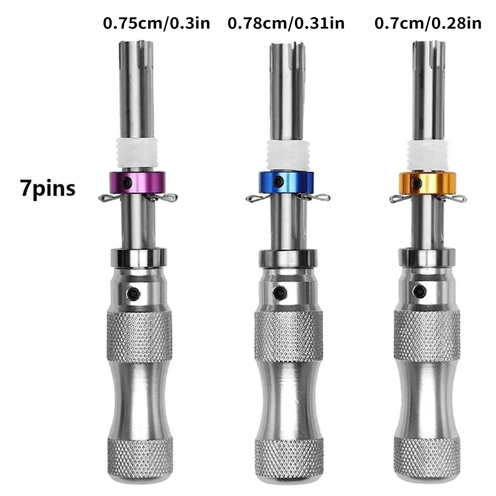 

Sets of Lock Pick For Lock Sets Tubular Repair Tool Kit for Beginners Locksmiths Stainless Steel Tool for Picking Tubular Locks