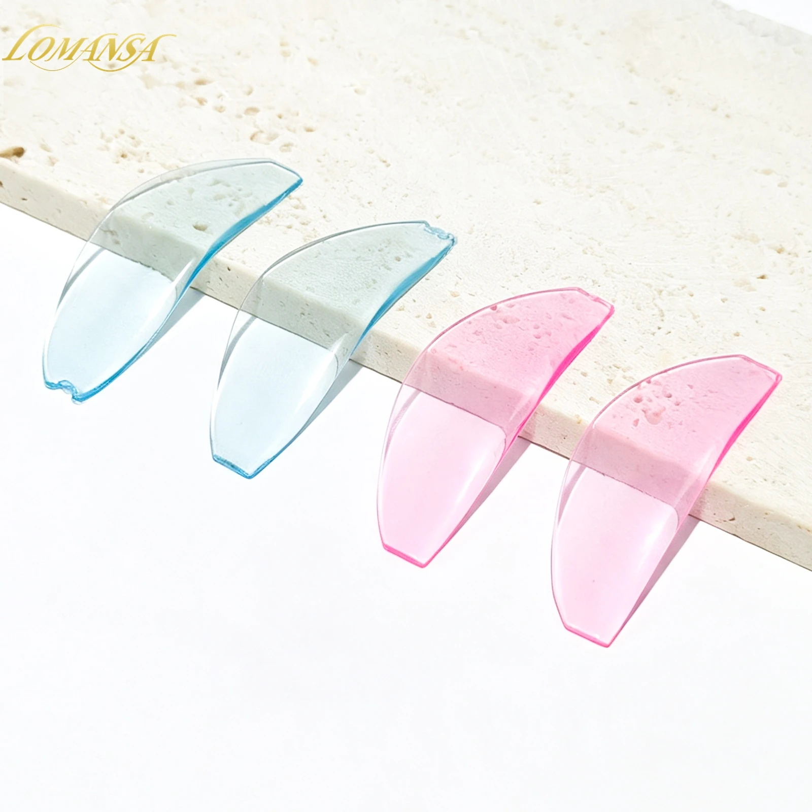 Lomansa Koreanisches Wimpernlifting-Schutzset, 4/8 Stück, selbstklebende Silikonstäbchen, wiederverwendbare Wimpernlifting-Pads zum Wimpernkrümmen und zur Dauerwellen-Laminierung. – Detail 6