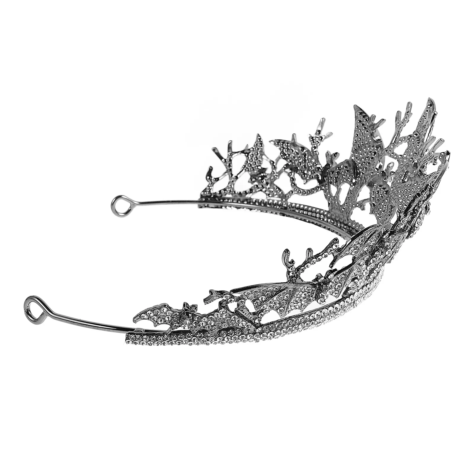 

Корона на Хэллоуин для женщин, вечерние стразы, декоративная корона, ретро королева, тиара, сверкающий аксессуар для волос, фестиваль, свадьба