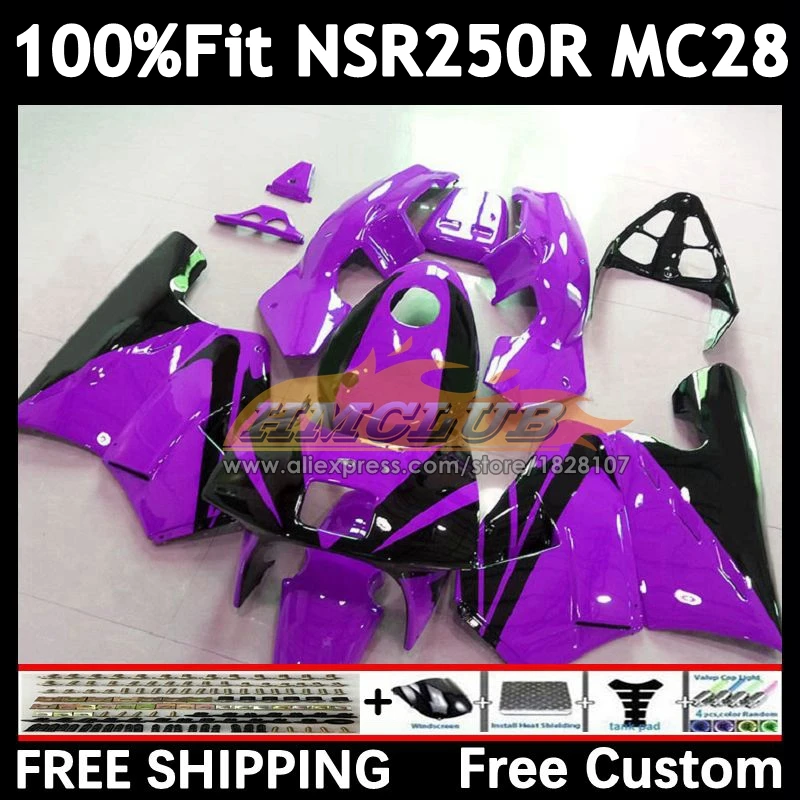 Injection For HONDA MC28 NSR250R 94 95 96 97 99 95No.205 NSR 250 250R NSR250 R 1994 1995 1996 1997 1998 1999 hot purple Fairing