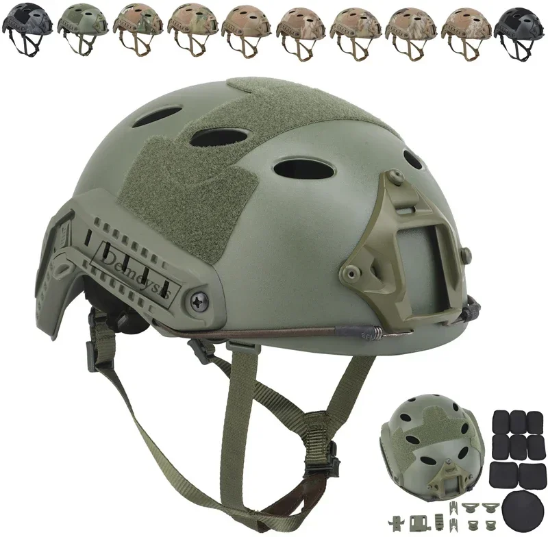 Tactical Helmet Fast PJ Type Airsoft Paintball Shooting Wargame Helmets CS Game Combat Head Protective Gear