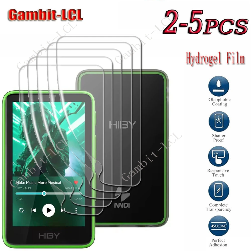 Film hydrogel hydraulique complet HD pour lecteur de musique HiFi HiBy R1, protection d'écran pour lecteur MP3 HiByR1