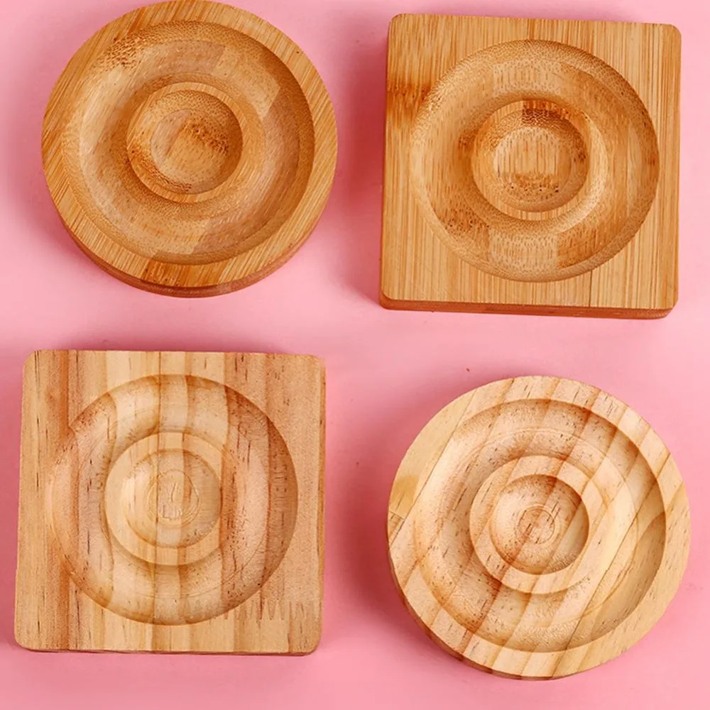 Wooden Handstring Bracelet Display Stand Design Craft Storage Board Jewelry Making Organizer Accessories Tray