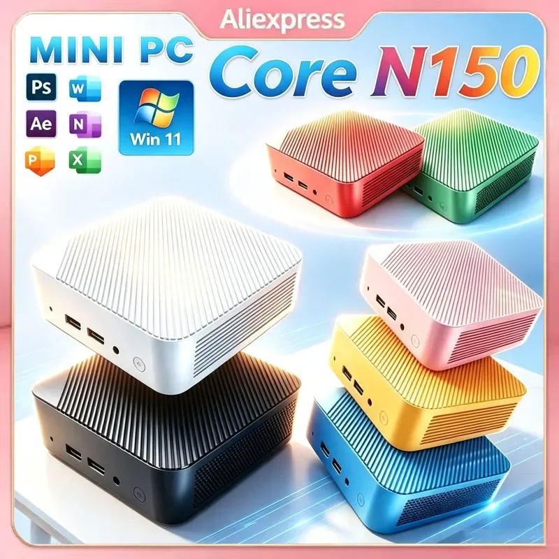 ポータブルミニpc-windows-11-インテルn150-デスクトップコンピューター-16gb-32gb-ram-1tb-2tb-ssd-wifi6-bt52-超小型ポケットpc-ゲーマー-オフィス用