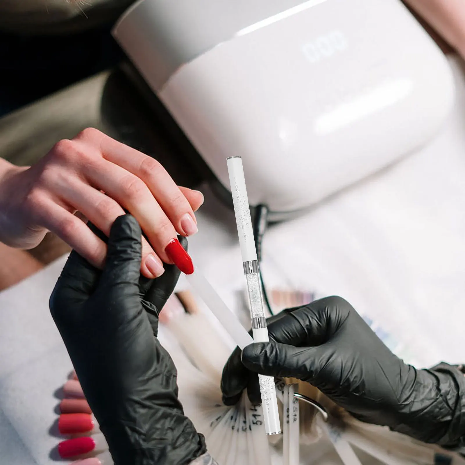 2pcs Nail Art Liner Brushes Professional Double Ended Detailing Tools For Fine Line Drawing Precision Pen