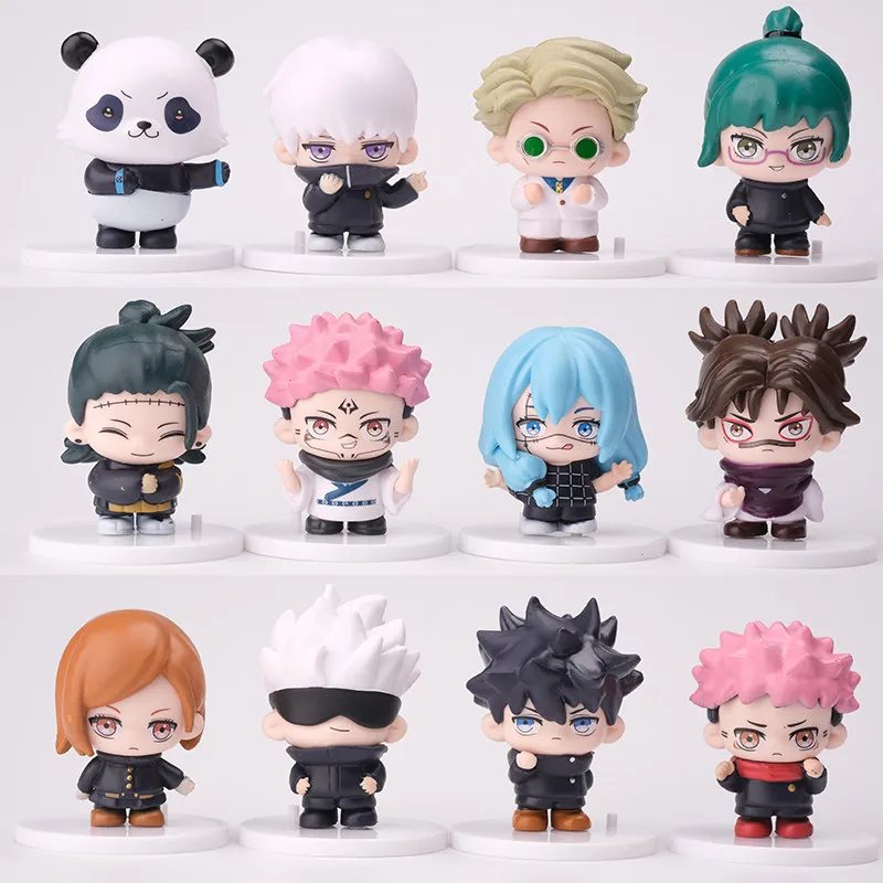 

Generic Jujutsu Kaisen Season 2 Q Version Panda Nanami Kento Figures Collectible Desktop Anime Peripheral Ornaments Model Toys
