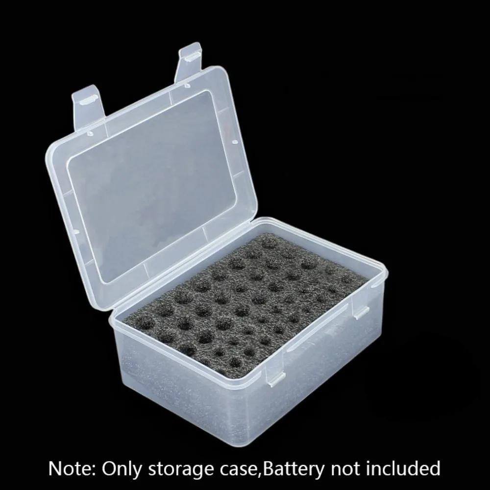 

Moisture-proof Battery Storage Organizer Holder Holds 54 AA AAA Batteries Shockproof Battery Box Case Garage Container Portable