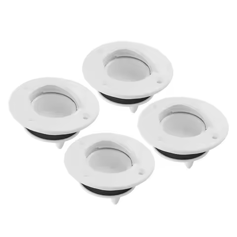 4-set Nylon Boat Transom Deck Mount Drain Scupper Valve Screw Cap Stopper
