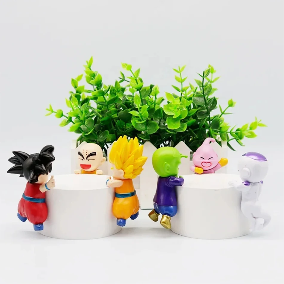 Słoneczny Anioł Dragon Ball Hippers Dekoracyjne Figurki Anime Ozdoby Lalki Fanów Dzieci Prezenty Świąteczne Urodzinowe Losowe 1-12 Sztuk