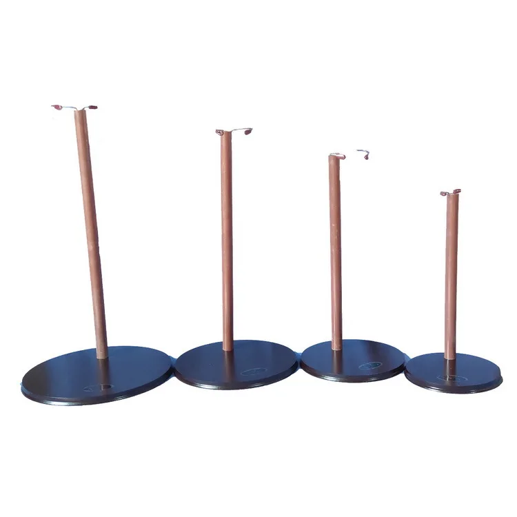 1/3 1/4 1/6 BJD Doll Stand Accessories 20-60cm Doll Standing Stand For SD BJD And Various Plush Doll Brown Wooden Display Stand - view 6