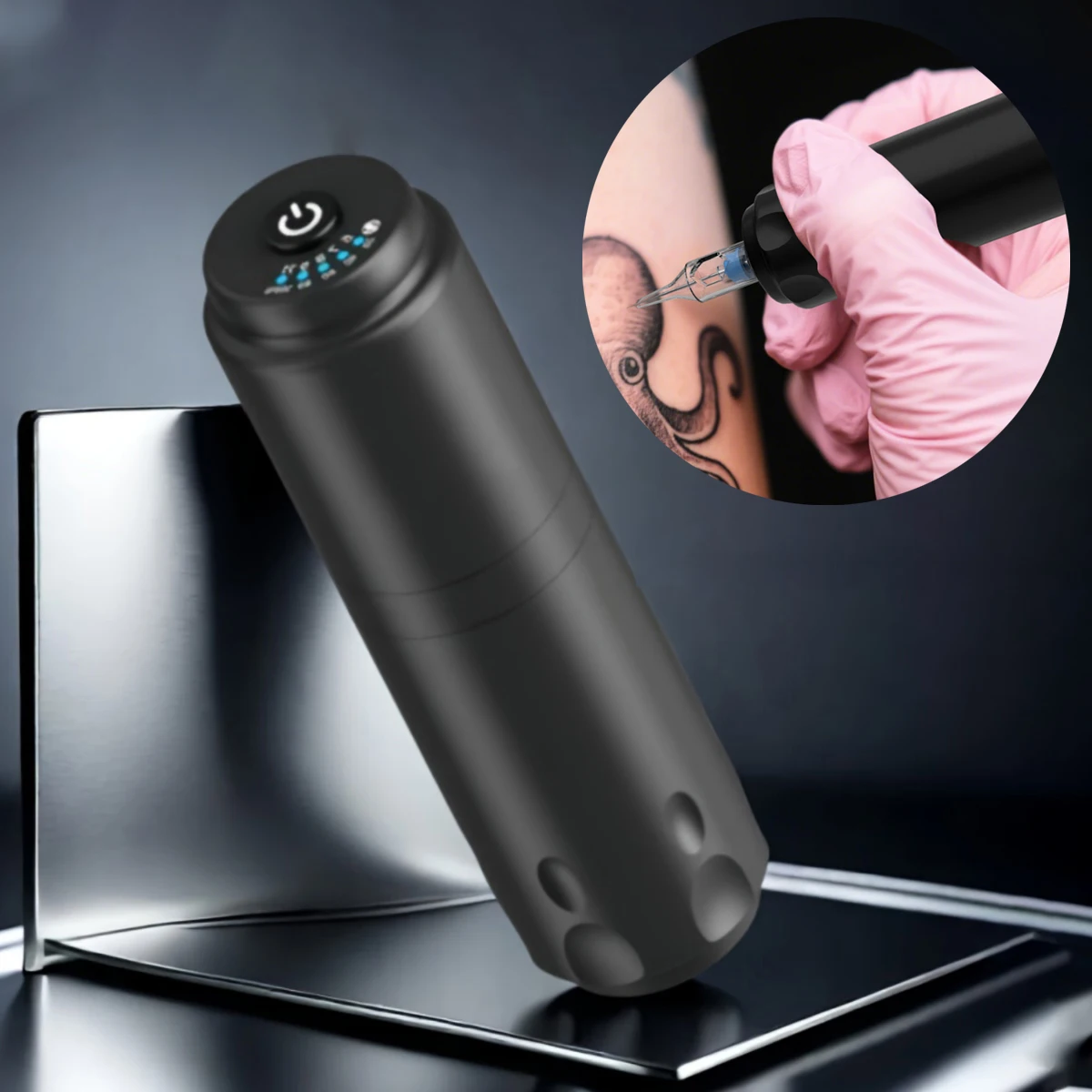 

Rechargeable Tattoo Machine Stroke 3.5mm Portable Wireless Tattoo Pen 8000rpm Permanent Tattoo Machines 1500mah Battery