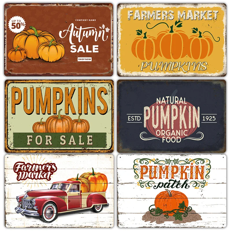 Fall Harvest Pumpkin Sign 4