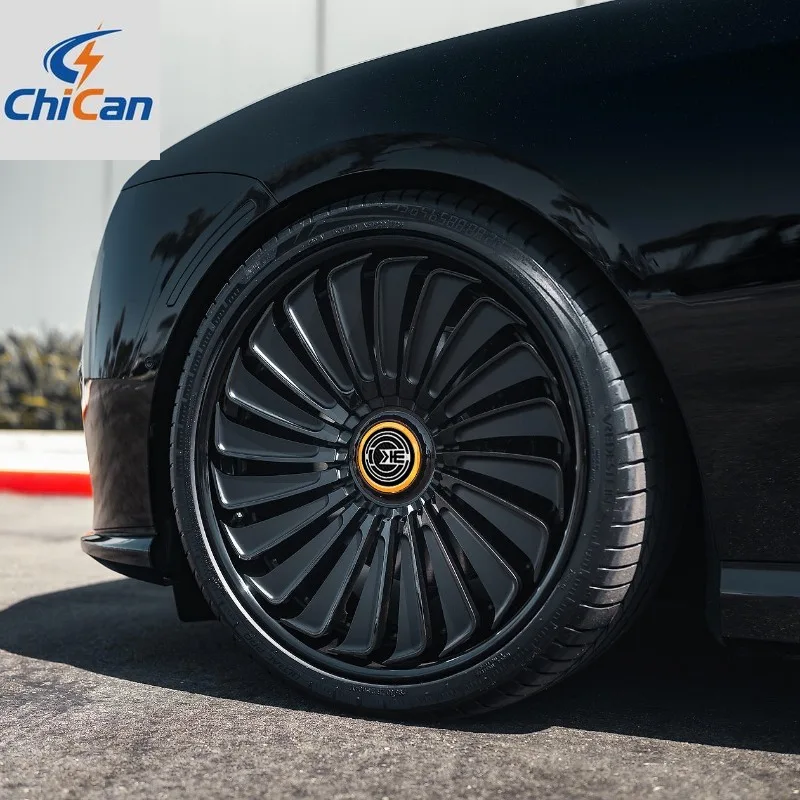 

【2026】Колёсные диски Chican Custom Forged 17-23 дюйма 5x112 5x120 5x114.3 черные с дизайном Turbo Fan для легковых автомобилей Mercedes и Maybach, литые, из сплава W