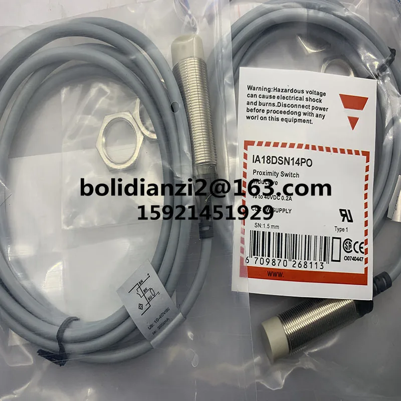 Proximidade Sensor interruptores e sensores, IA18CLN08UCM1, Brand New, Spot