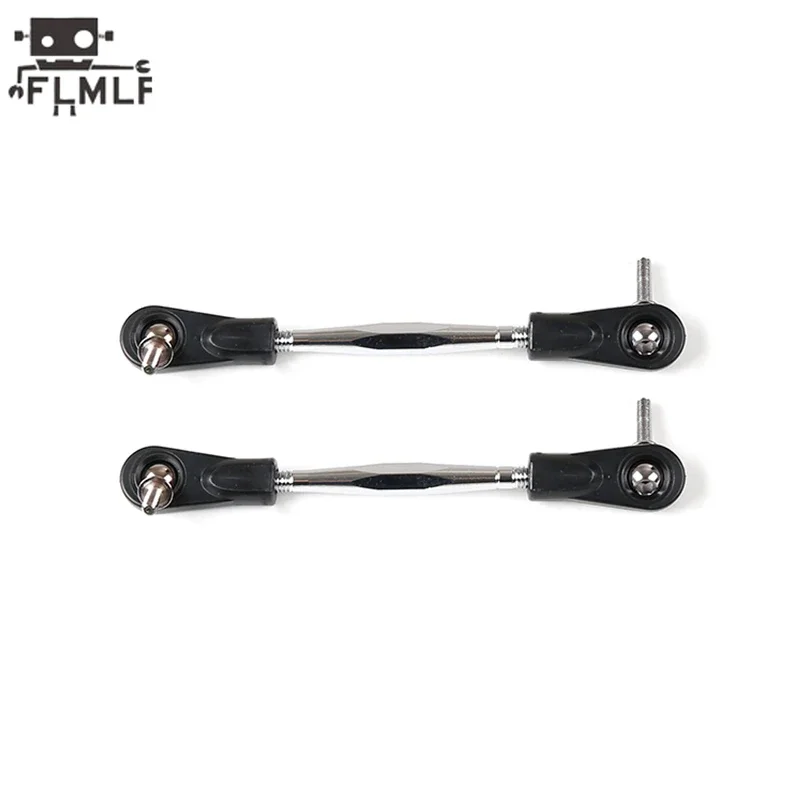 Rc รถพลาสติกพวงมาลัยดึง Rod ชุดที่มี Ball Fit 1/5 HPI ROFUN BAHA ROVAN KM MCD BAJA 5B 5 ครั้ง 5SC รถบรรทุกอะไหล่ของเล่น