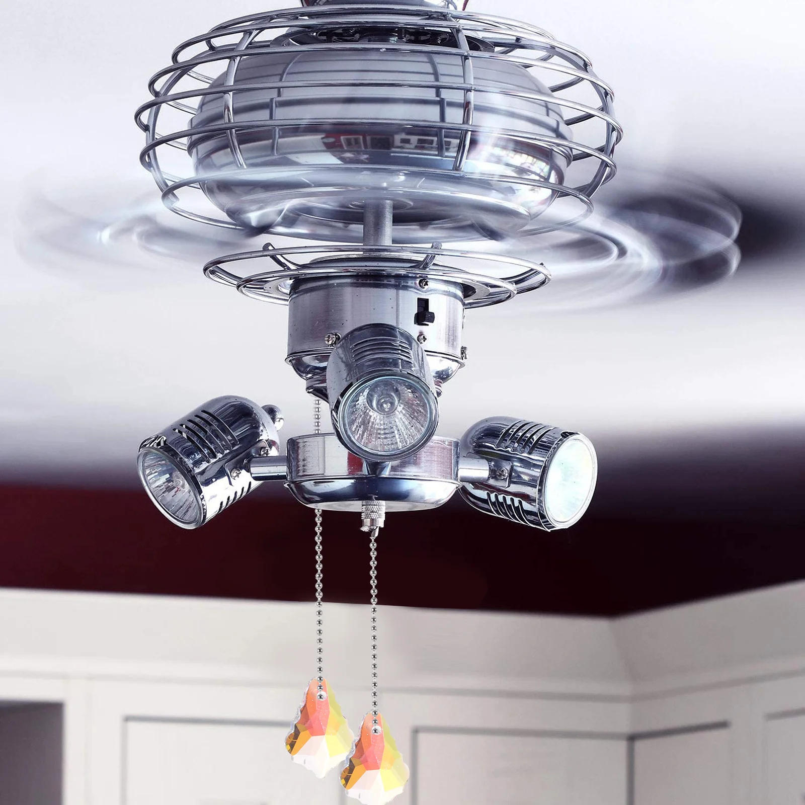 12 قطعة كريستال مابل ليف المعلقات معلقة المنشور للنوافذ Diy بها بنفسك الشمس الماسكون ديكور حديقة المنزل شجرة عيد الميلاد حلية مجوهرات #4