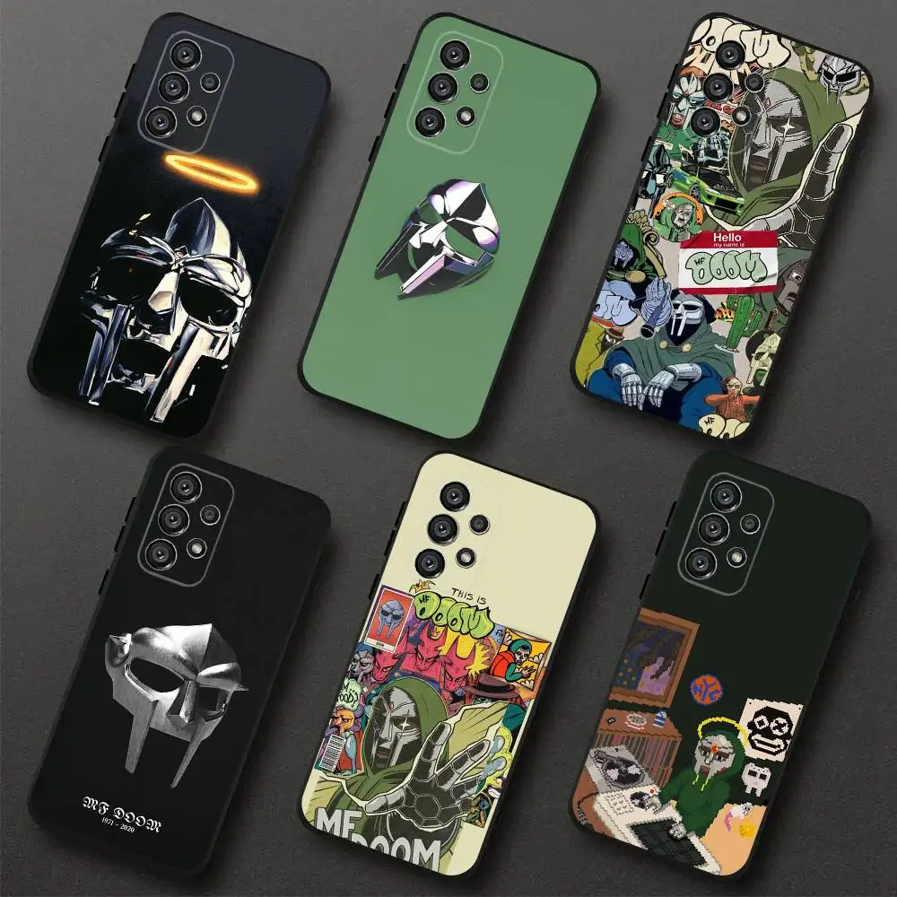 

Fashion MF DOOM Phone Case For Samsung S 25,24,23,22,30,21,10,9,Ultra,Plus,Lite,FE,4,5G Black Soft Case