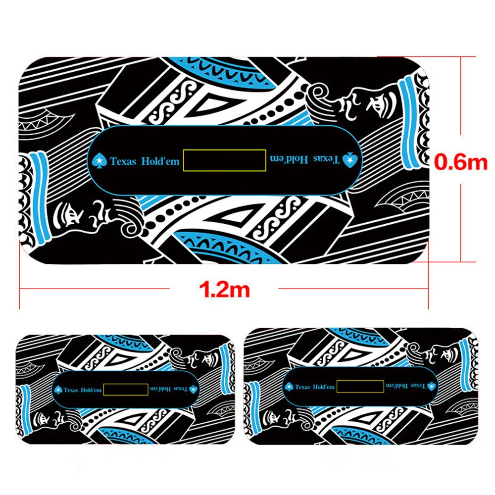 Obrus na stół do pokera w różnych rozmiarach, obrus na żetony kasynowe, obrus do Texas Holdem, gumowa mata do gier planszowych, mata na stół do gier