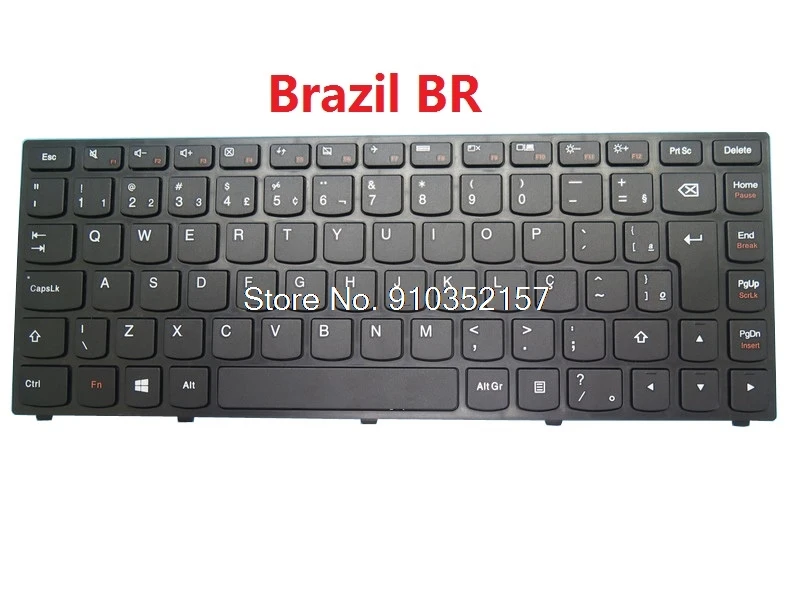 US UK UI BR GR Keyboard For Lenovo YOGA 13 English Brazil Germany France FR Spain SP Turkey TR Japanese JP JA With Black Frame