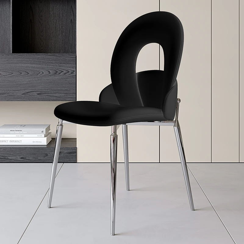 Customizable Light Luxury Restaurant Dining Chair Home Living Room Simple and Comfortable Long-term Sitting