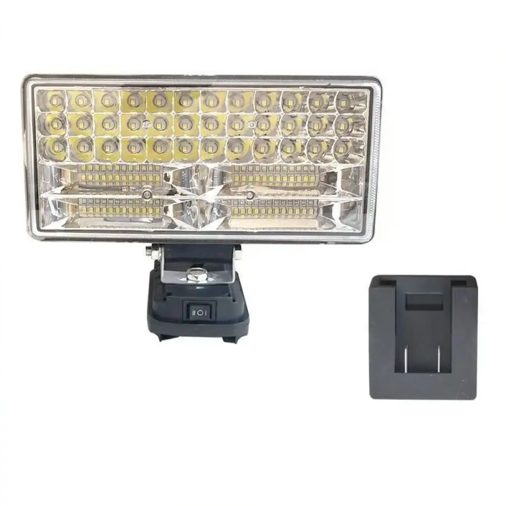 Outdoor LED Work Light For Makita Dayi Battery Powered Floodlight Portable Camping Lantern Maintenance Inspection Lamp