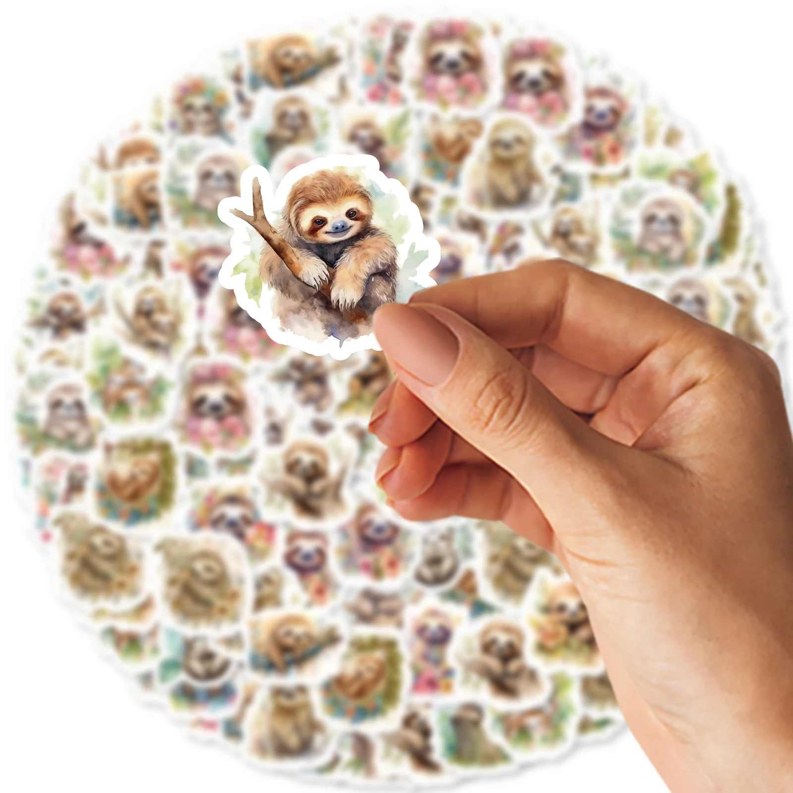 귀여운 작은 나태 빈티지 그래피티 스티커, DIY 장식 노트북 여행 가방 오토바이 클래식 장난감 스크랩북 PVC 데칼, 46 개