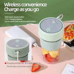 Portable Juicer Usb Rechargeable Wireless Mini Smoothie Blender Mixer Fruit Juice Maker Electric Juicer Machine Glass Cup