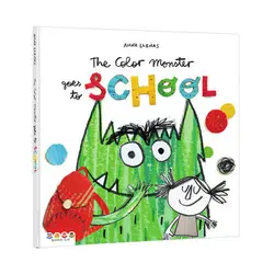 The Color Monster Goes To School Original English Picture Hardcover Book for Kids