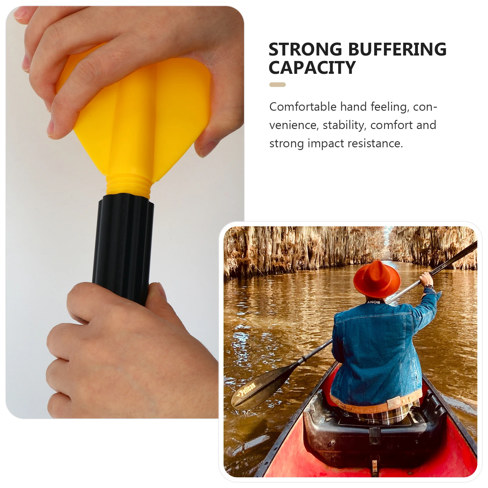 

1Pair Plastic Paddles French Style Detachable Oars for Boat Rowing Kayak Heavy Duty Plastic Oars French Style Boat Paddles