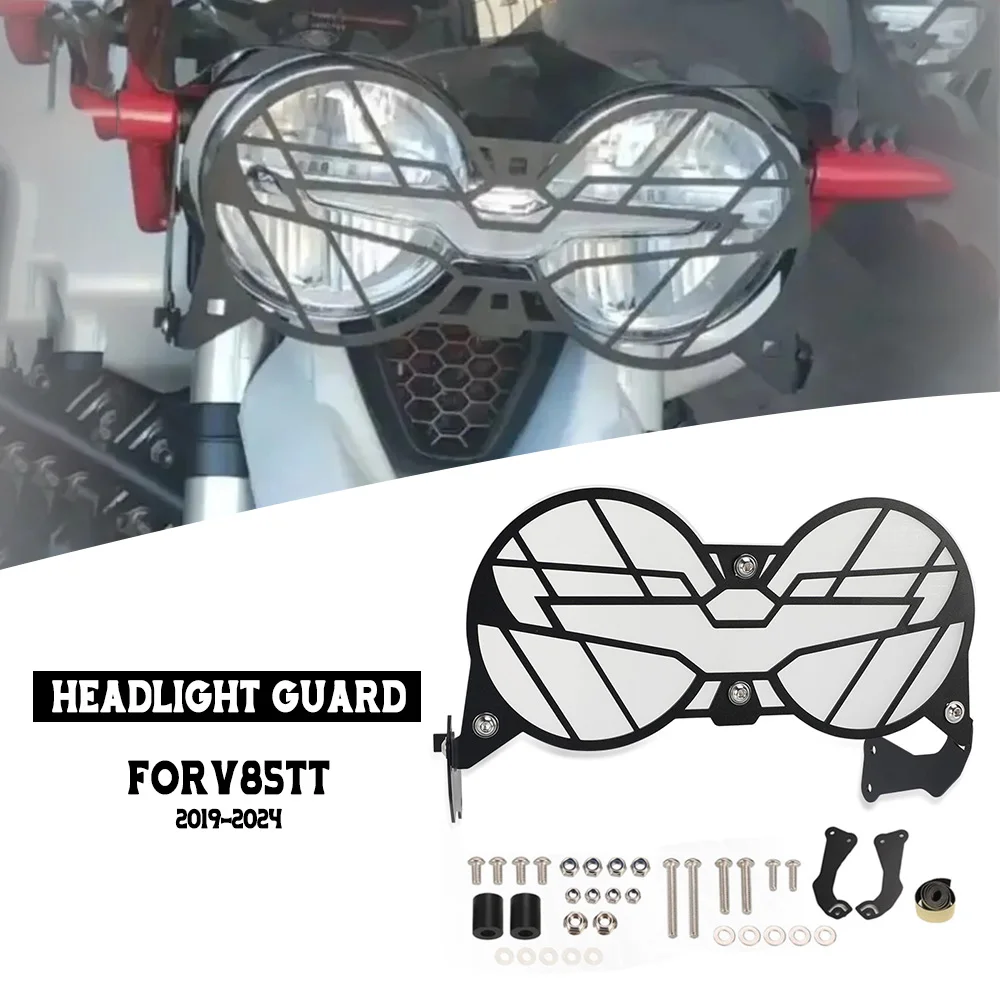 

Headlight Protector Shield Guard Cover Mesh Grille For Moto Guzzi V85TT 2019-2020-2021-2022-2023-2024 Motorcycle Accessories