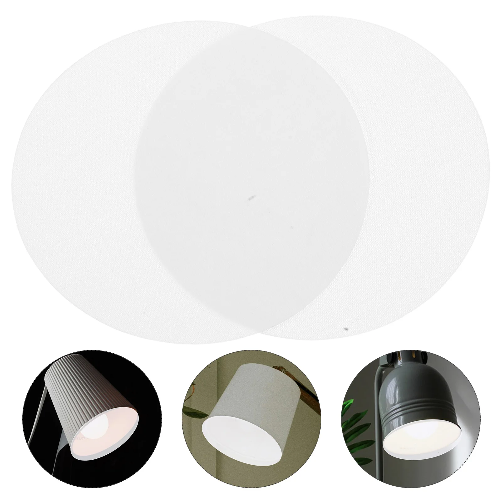 

2Pcs Downlight Shade Eye Protection Nursery Lampshade Soft Light Diffuser Ceiling Light Cover Anti-Glare LED Downlights