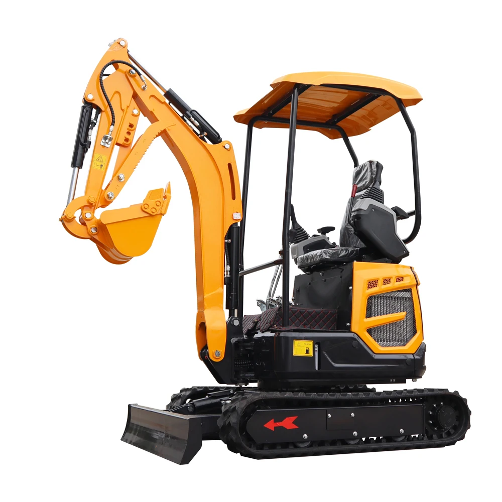 Euro 5 CE EPA Small Excavator Construction Farm Diesel Mini Excavator Multifunctional Hydraulic Crawler Mini Digger Customized