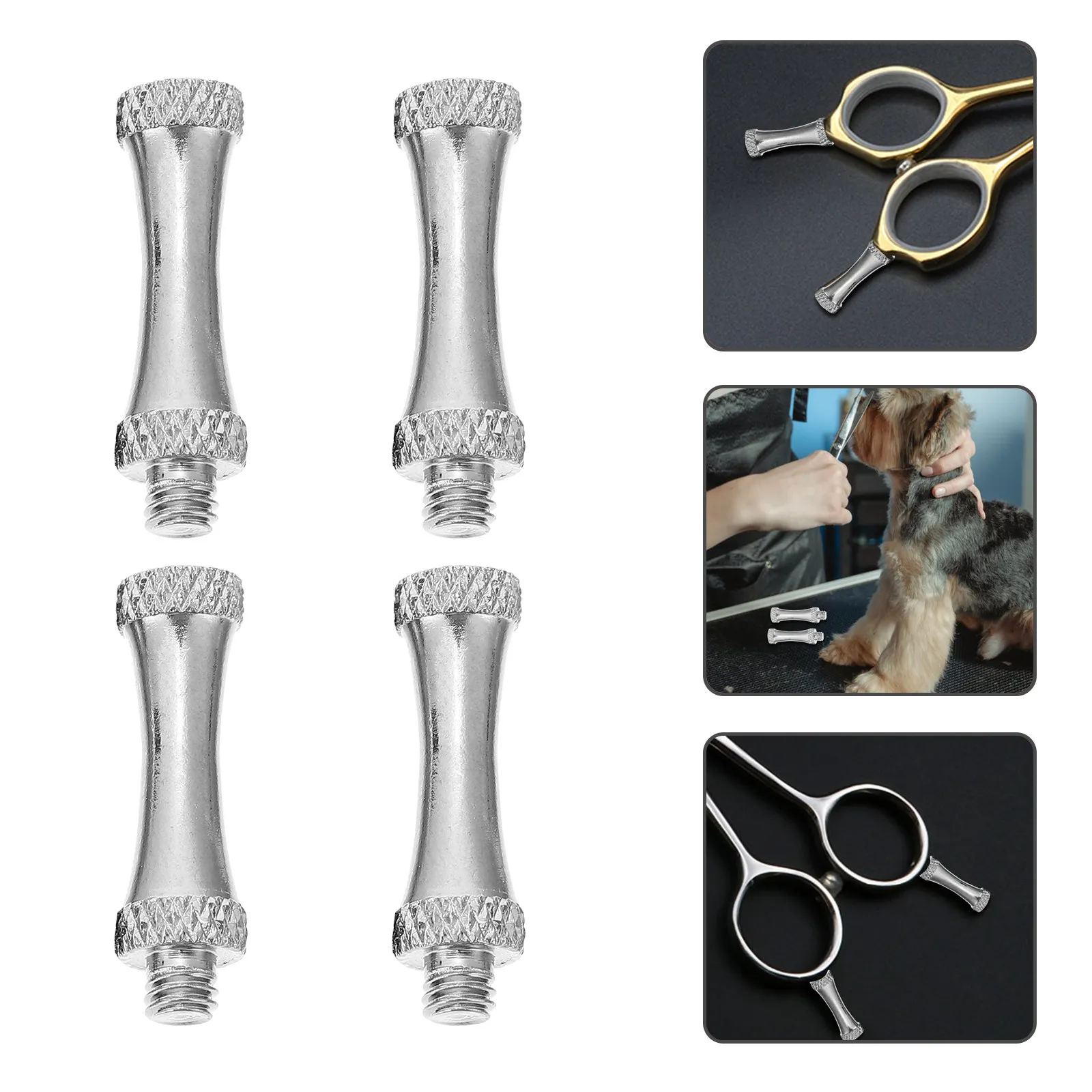 

Набор из 12 металлических накладок-подставок для пальцев для ножниц для стрижки животных, высококачественные, гладкие, с комфортным захватом, декоративные, для маникюра и педикюра