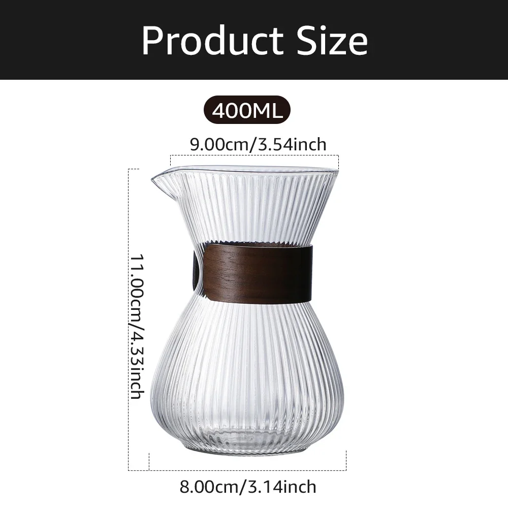 Стеклянный чайник для кофе, фильтр из нержавеющей стали, капельное заваривание, горячая заварка, кофейник, капельница, бариста, кофеварка для кофе, полицейский кофе