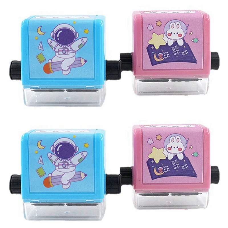 Roller Digital Teaching Stamp, 1-100 Maths Learning Roll Stamp, Additions Subtraction Division Role Stamp