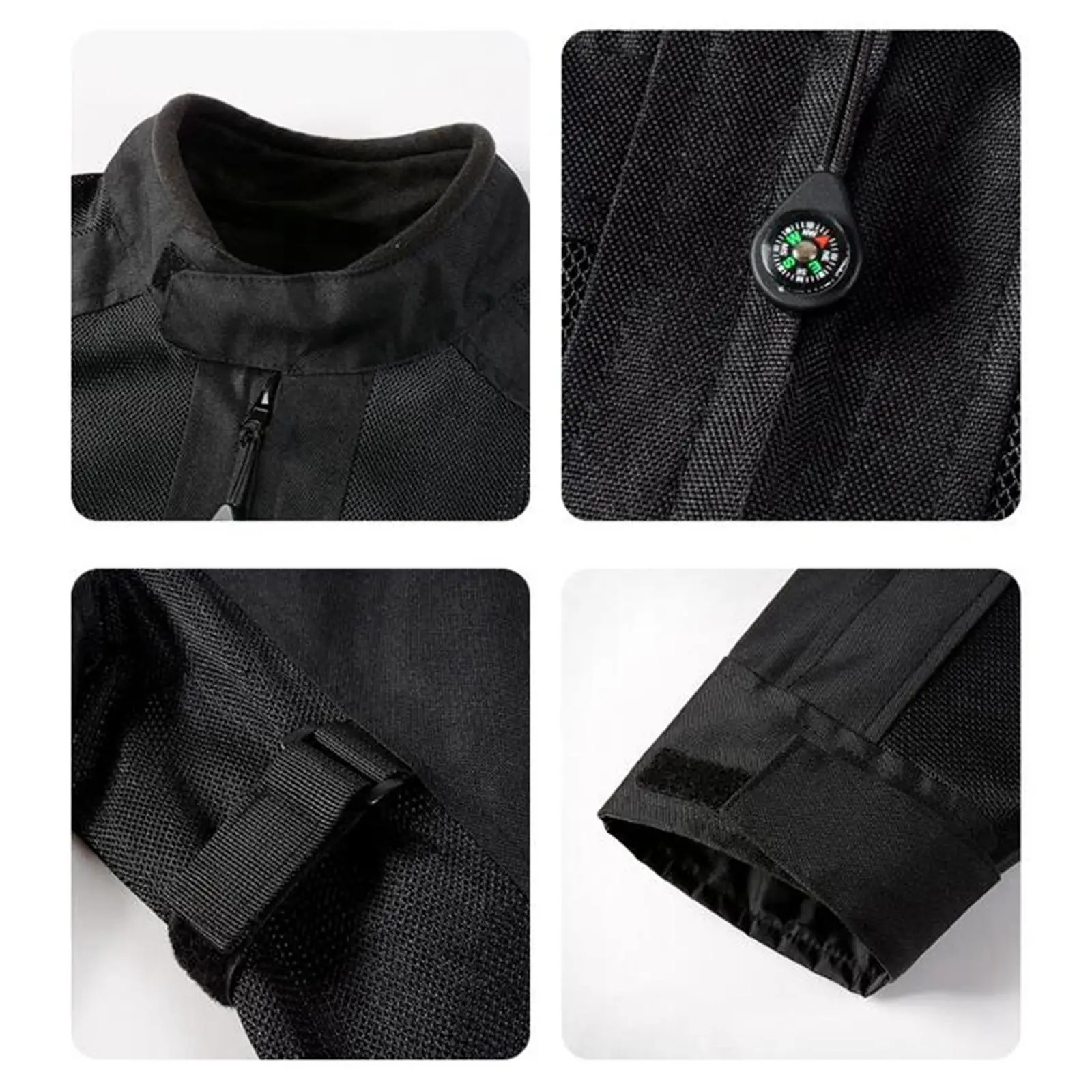 

Motorcycle Jacket Protective Gear Coat Clothing Breathable Mesh Impact