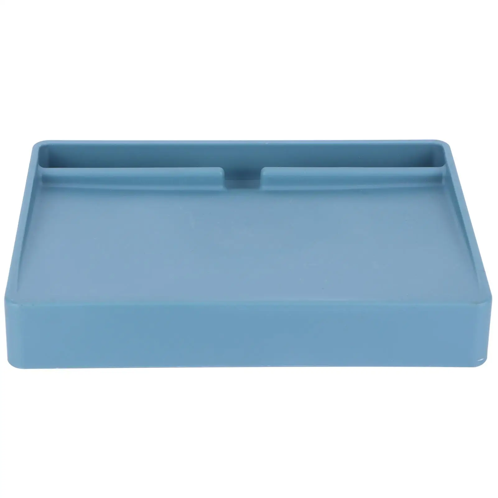 

12.5x9cm Bathroom Soap Dish Holder - Countertop Storage Tray for Soap & Gadgets