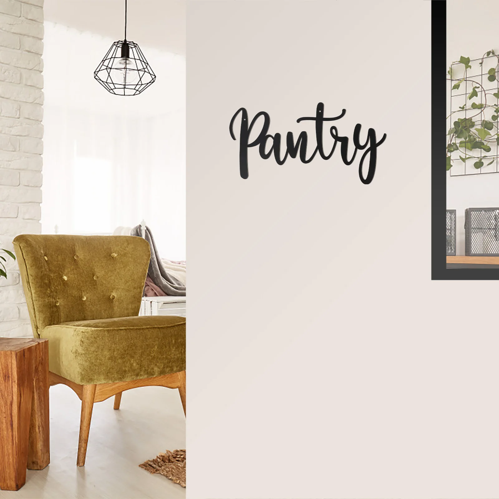 

Large Letter Hanging Decor Iron Home Office Adornment Ornament For Blank Backdrop Pendant Iron Art Craft Wall