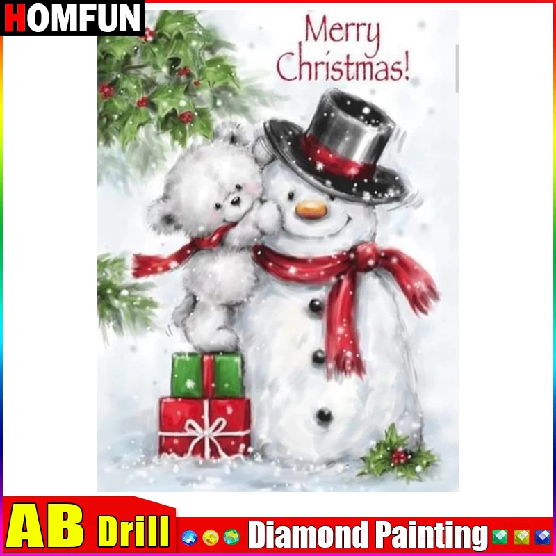 HOMFUN AB Full diamond Painting 