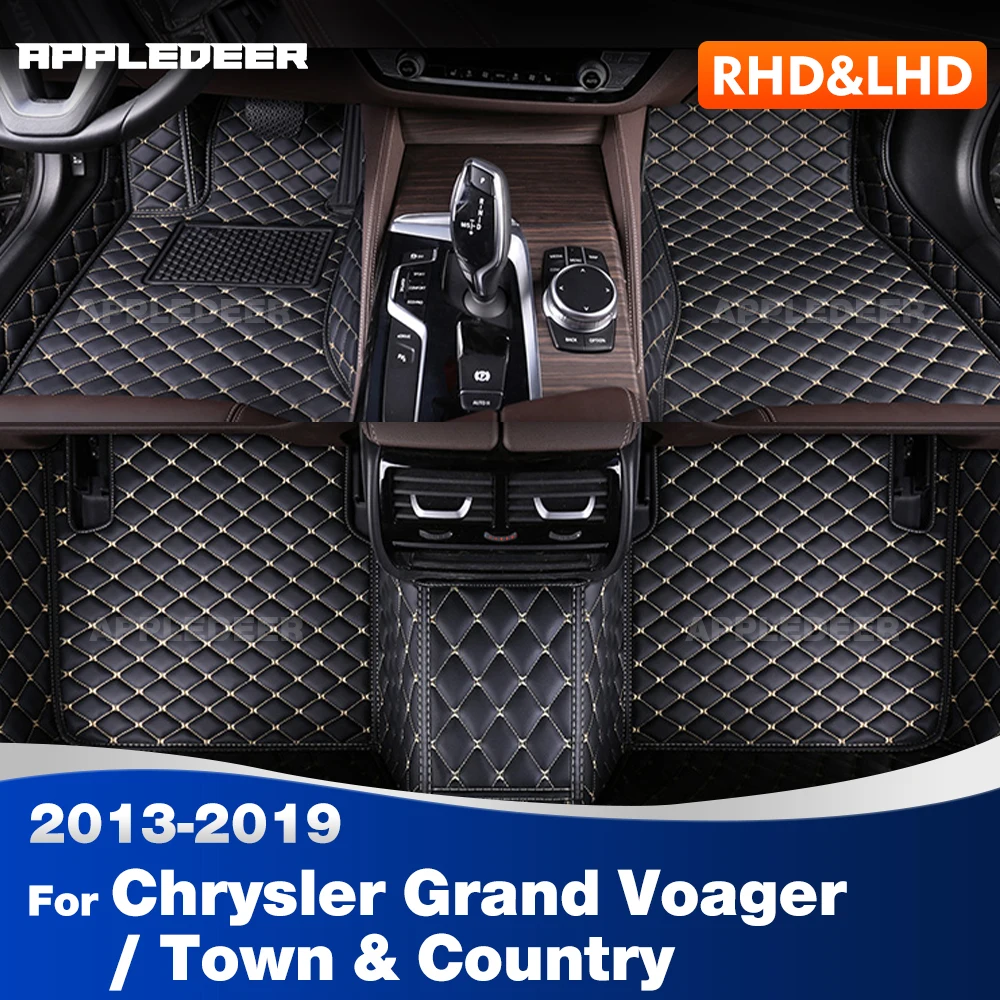 

Car Floor Mats For Chrysler Grand Voager/ Town & Country 2013-2019 2018 2017 2016 2015 2014 Carpet Cover Interior Accessories