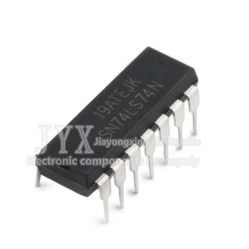 10PCS HD74LS74AP DIP14 HD74LS74 DIP SN74LS74AN DIP-14 74LS74 SN74LS74N HD74LS74P new and original IC