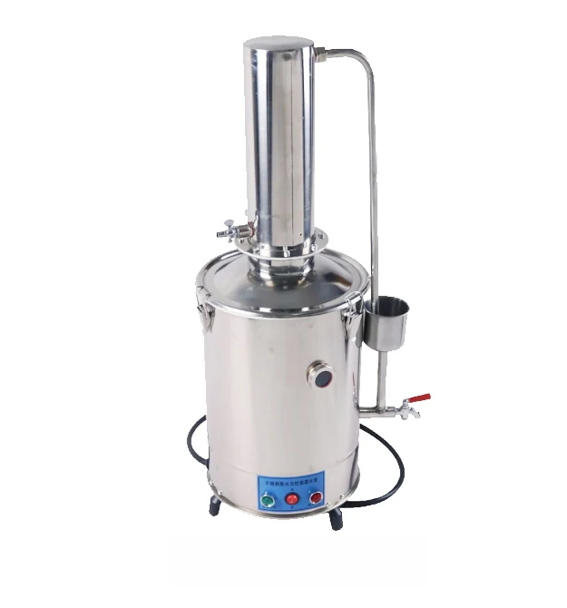 5L/10L/20L Laboratoryautomatic Control Type  Distilled Water Machine Industrial Stainless Steel Water Distillation Machine