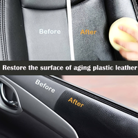 Crystal refurbishment for automotive plastic parts Wax repair varnish for black interior panels whitening anti-aging reducing