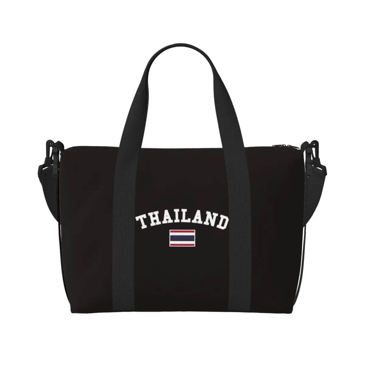 

Thailand EST.1949 Krung Thep Maha Nakhon Capital Travel Bag Gym Bag Men's Custom Large Sports Fitness BagsPortable Handbags