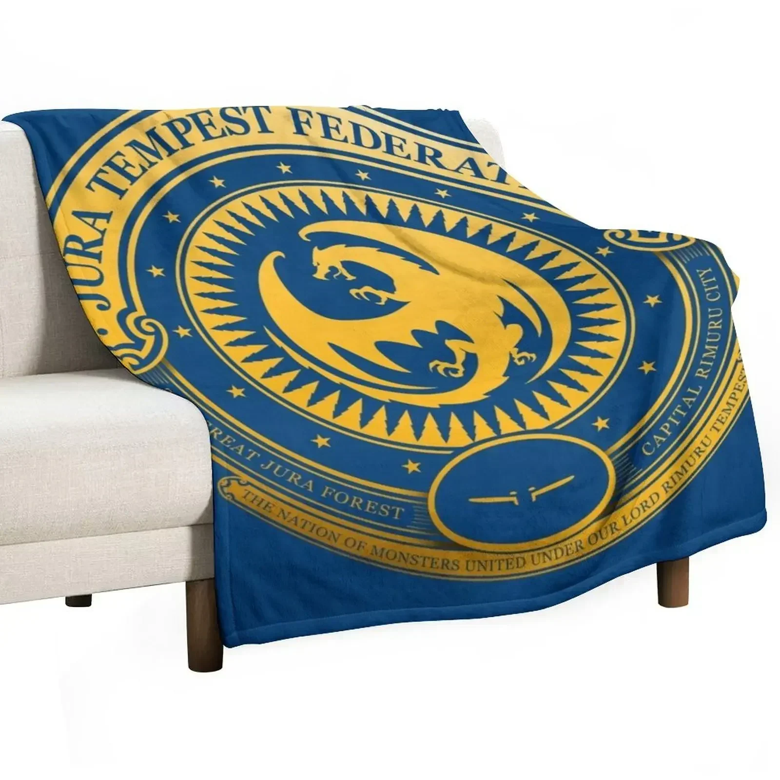 

Jura Tempest Federation Seal Throw Blanket Winter beds Furrys Thins Blankets