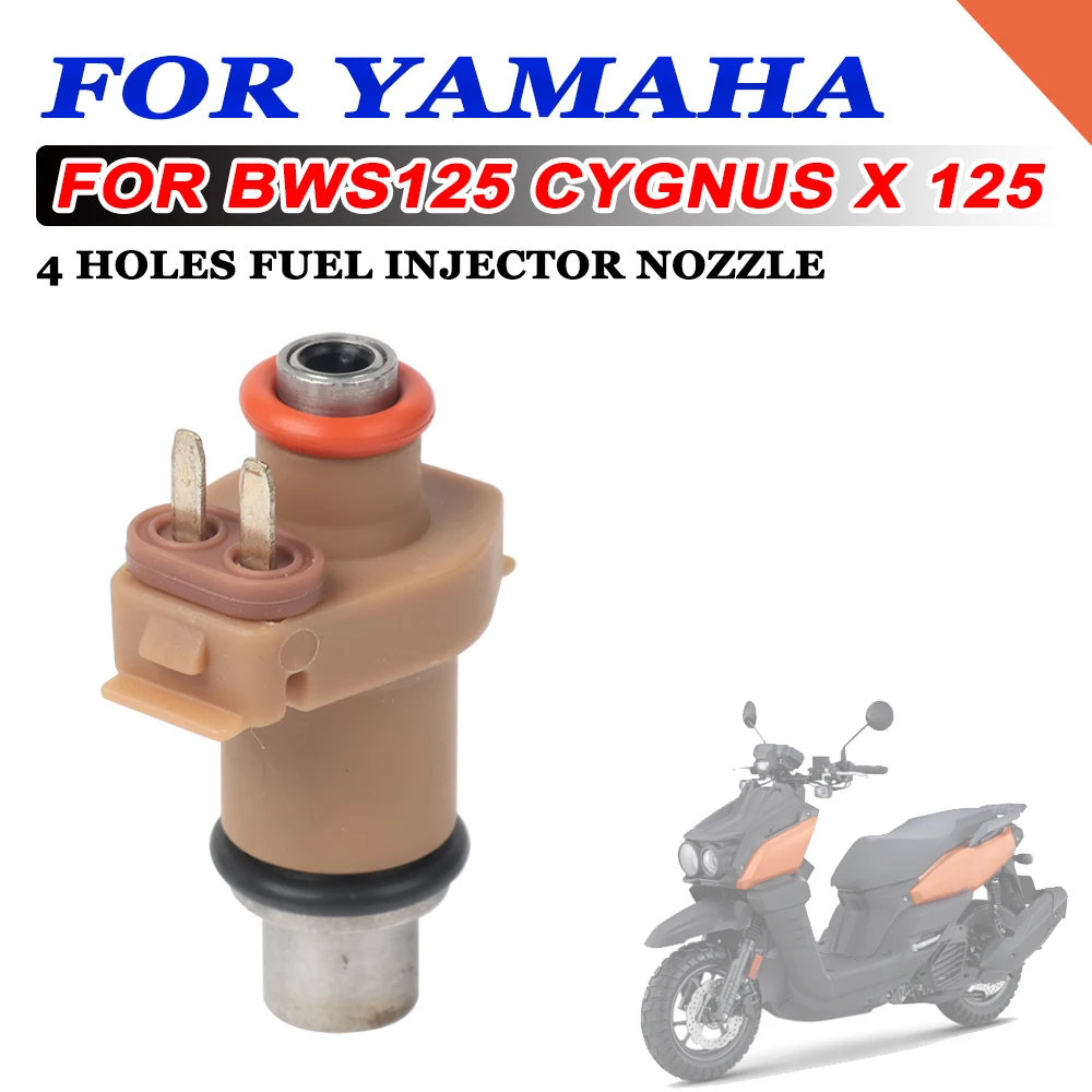 Fuel Injector 4 Holes For YAMAHA BWS125 CYGNUS X 125 CYGNUS X125 BWS 125 BWS Motorcycle Accessories Nozzle Injection Parts