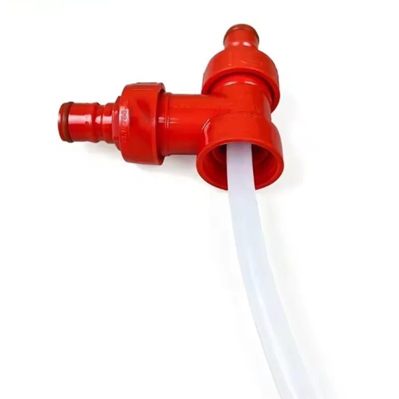 

【Clearance Sale】6.3X 9.5EVA Tube Carbonation Cap Tee Adapter Plastic Bottling Kits Home Brewing Barware Tool